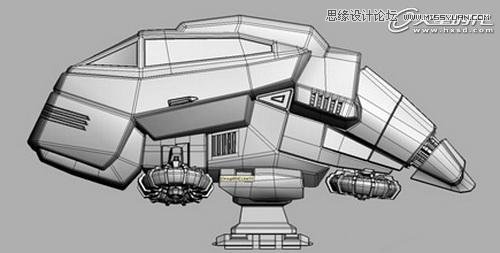 3ds Max实例教程：打造未来飞行器  第5张