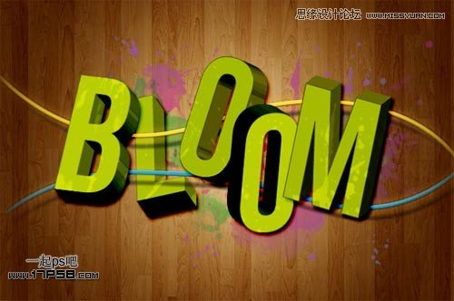 Illustrator结合PS制作超酷的立体字教程