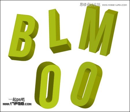 Illustrator结合PS制作超酷的立体字教程 第4张 Illustrator结合PS制作超酷的立体字教程 第4张