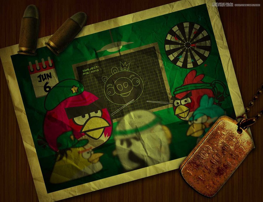 Illustrator绘制疯狂的小鸟恶搞场景  第2张