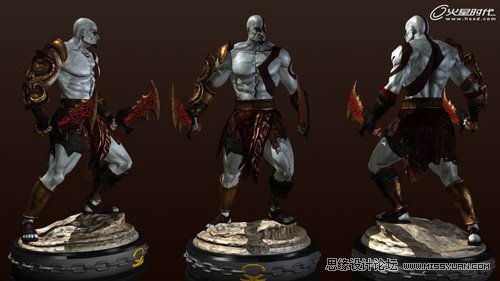 3DMAX教程：《战神》次世代人物制作解析