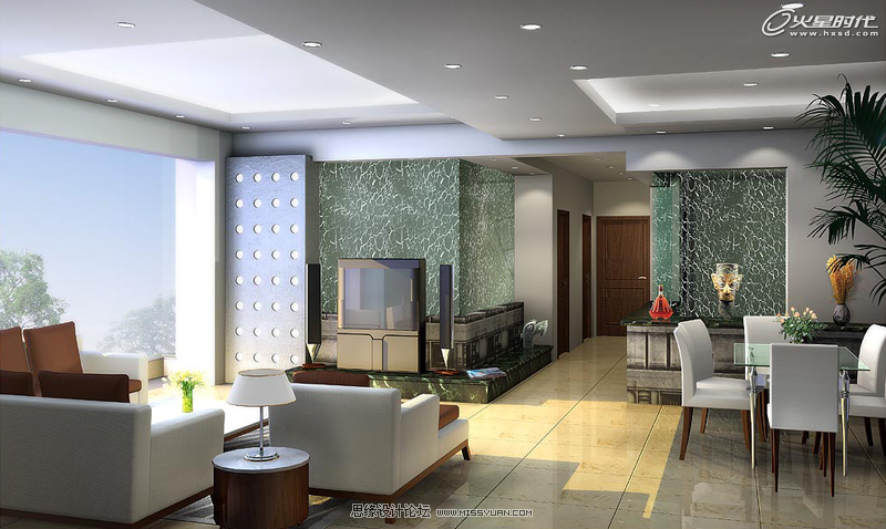 3ds Max默认渲染器灯光技巧