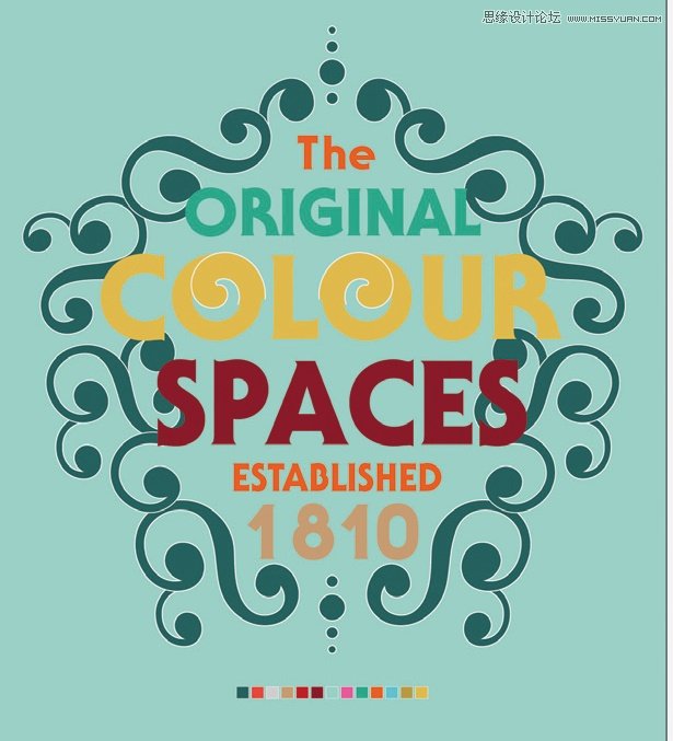 Illustrator绘制糖果镂空效果艺术字教程  第2张