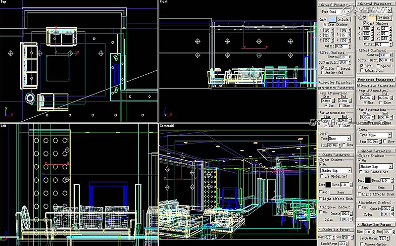 3ds Max默认渲染器灯光技巧 第4张 3ds Max默认渲染器灯光技巧 第4张