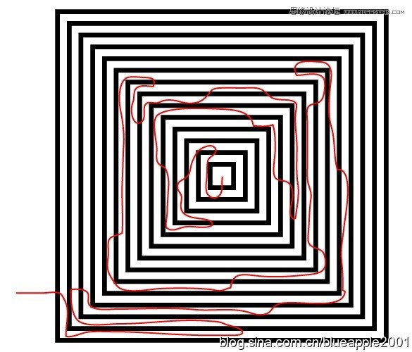 Photoshop制作立体效果的正方形迷宫  第7张