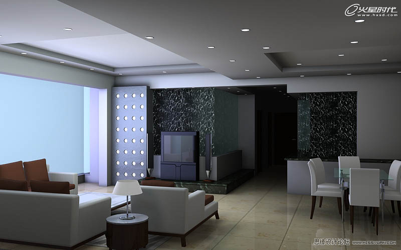 3ds Max默认渲染器灯光技巧 第7张 3ds Max默认渲染器灯光技巧 第7张